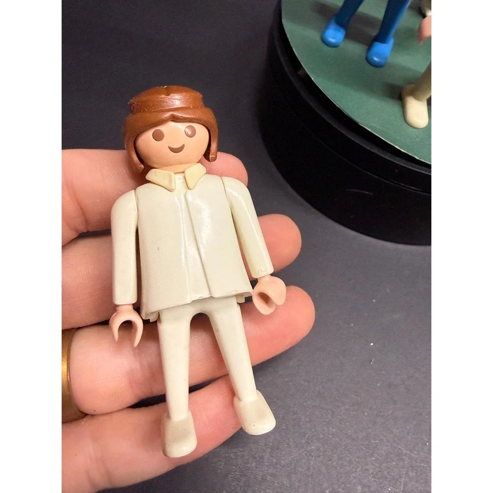 Vintage Playmobil Geobra Figure Lot 1974 1990 Klicky People 5 Piece Set Multi
